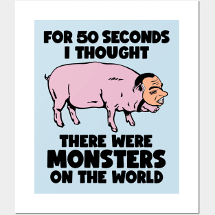 Nixon Pig / Monsters On the World Posters and Art